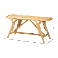 Septa Rattan Accent  Bench