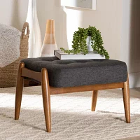 Jeanine Wooden Footstool