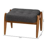 Jeanine Wooden Footstool