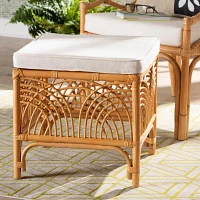 Materra Rattan Footstool