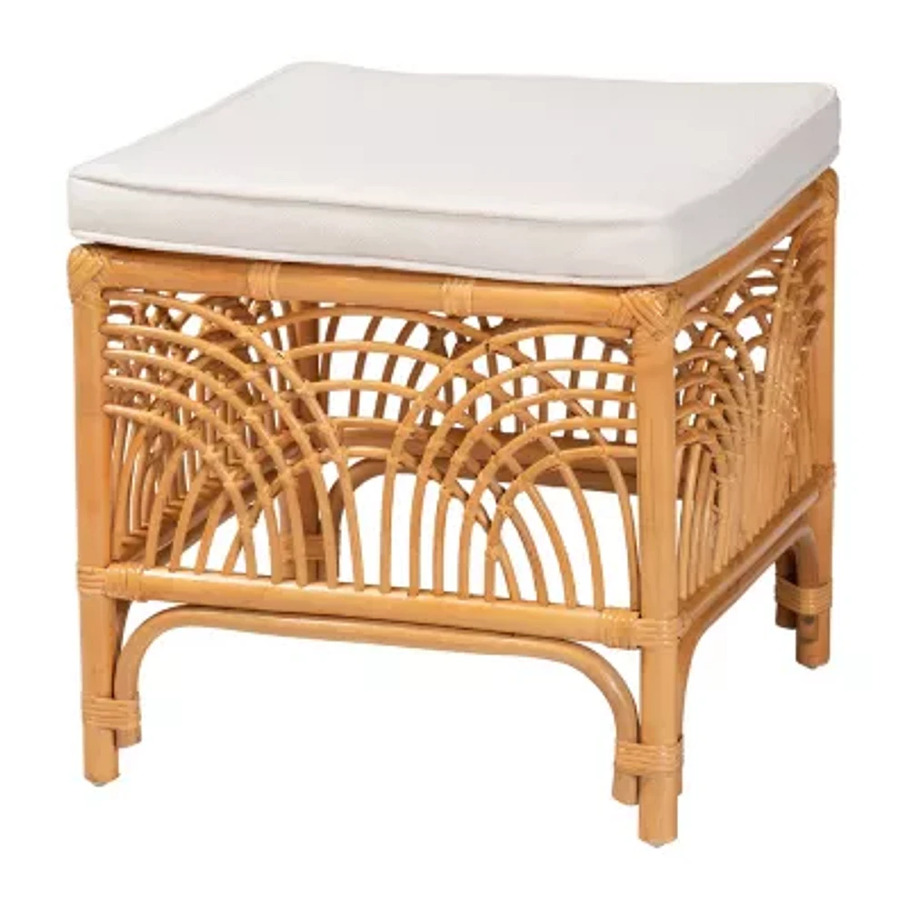 Materra Rattan Footstool