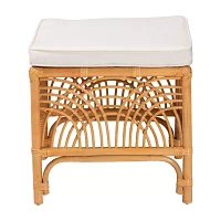 Materra Rattan Footstool