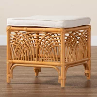 Materra Rattan Footstool