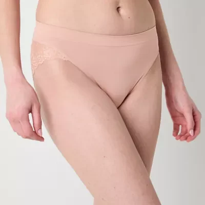 Ambrielle Seamless  Lace High Cut Panty 12p050