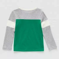 Okie Dokie Toddler & Little Boys Crew Neck Long Sleeve Thermal Top