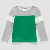 Okie Dokie Toddler & Little Boys Crew Neck Long Sleeve Thermal Top