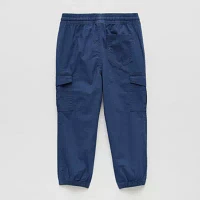 Okie Dokie Toddler & Little Boys Cinched Cargo Pant