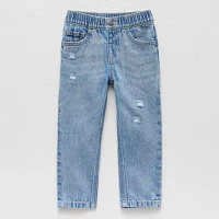 Okie Dokie Toddler & Little Boys Adjustable Waist Carpenter Jean