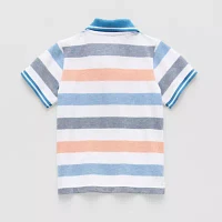 Okie Dokie Toddler & Little Boys Short Sleeve Polo Shirt