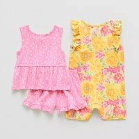 Btween Baby Girls 3-pc. Clothing Set
