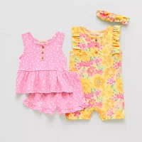Btween Baby Girls 3-pc. Clothing Set