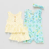 Btween Baby Girls 3-pc. Clothing Set
