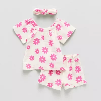 Btween Baby Girls 2-pc. Short Set