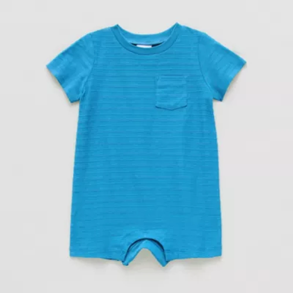 Okie Dokie Baby Boys Short Sleeve Romper