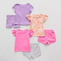 Okie Dokie Toddler & Little Girls 6-pc. Short Set