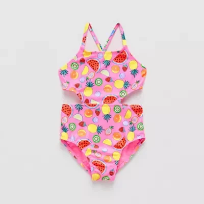 Okie Dokie Toddler & Little Girls Fruit Monokini