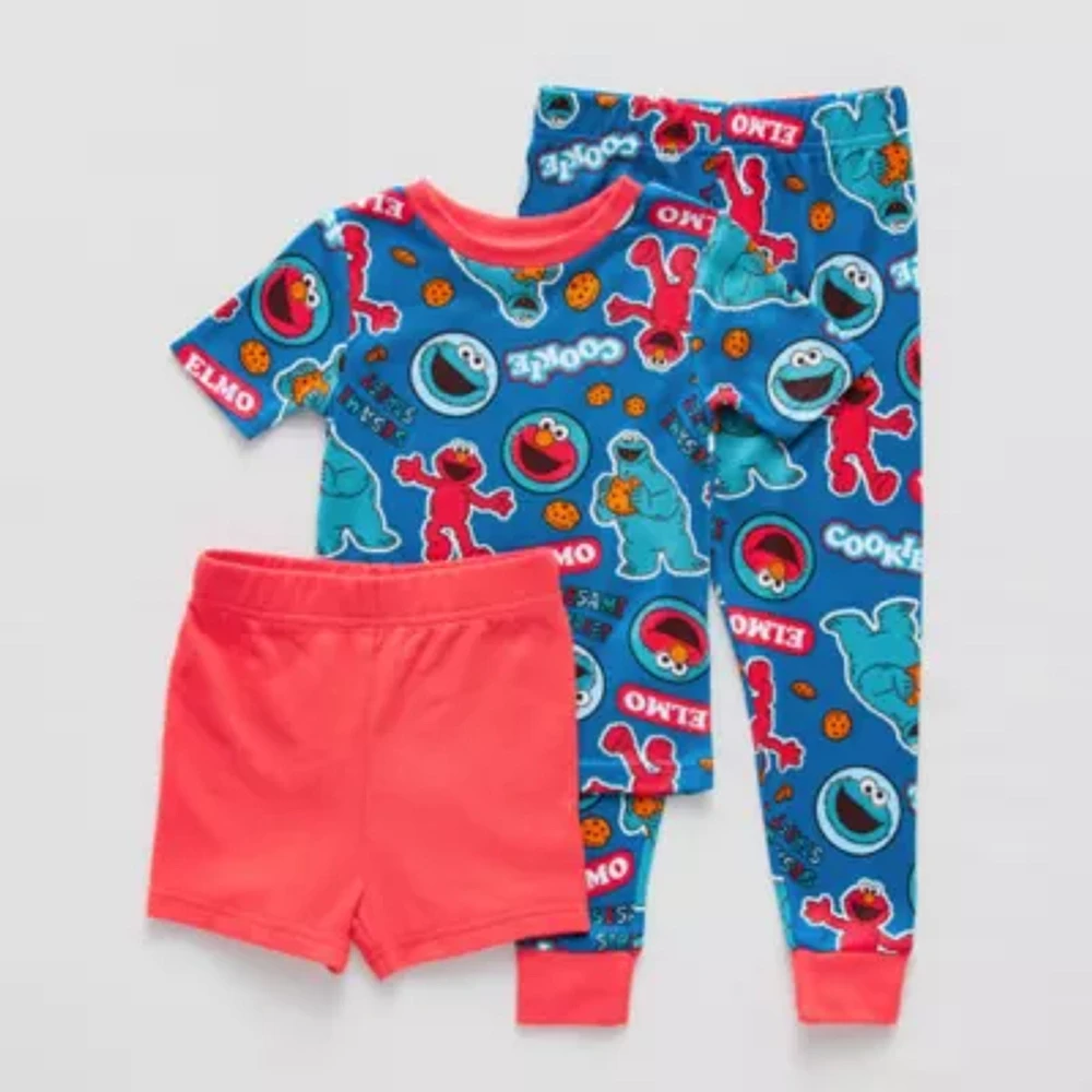 Toddler Boys 3-pc. Sesame Street Pajama Set