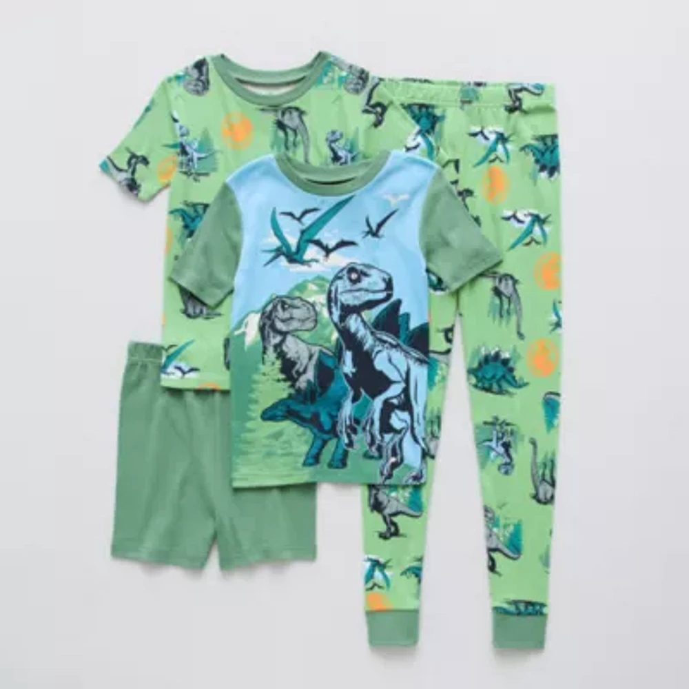 Little & Big Boys 4-pc. Jurassic World Pajama Set