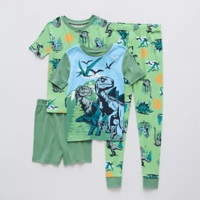 Little & Big Boys 4-pc. Jurassic World Pajama Set