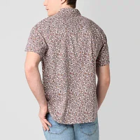 RVCA Unisex Adult Regular Fit Short Sleeve Button-Down Shirt