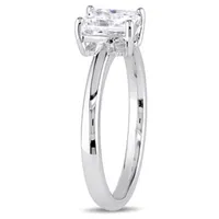 Womens 1 CT. Natural White Diamond 14K Gold Solitaire Engagement Ring