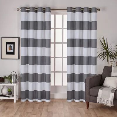 Exclusive Home Curtains Surfside Light-Filtering Grommet Top Set of 2 Curtain Panel