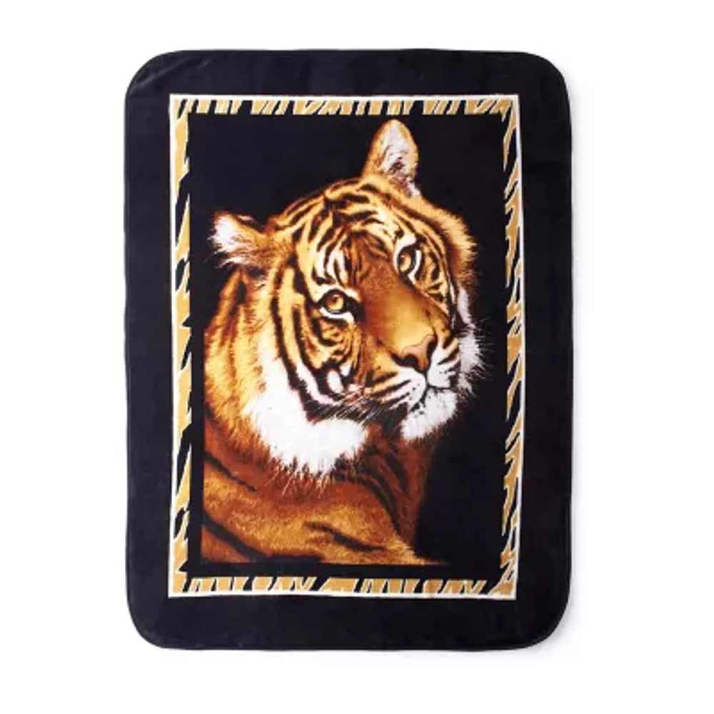 Shavel Home Products Tiger Midweight Throw