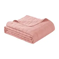 Swift Home Lightweight Oversized Enzyme Washed Crinkle Quilt Coverlet Bedspread Set