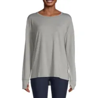 Xersion Womens Round Neck Long Sleeve T-Shirt