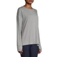 Xersion Womens Round Neck Long Sleeve T-Shirt