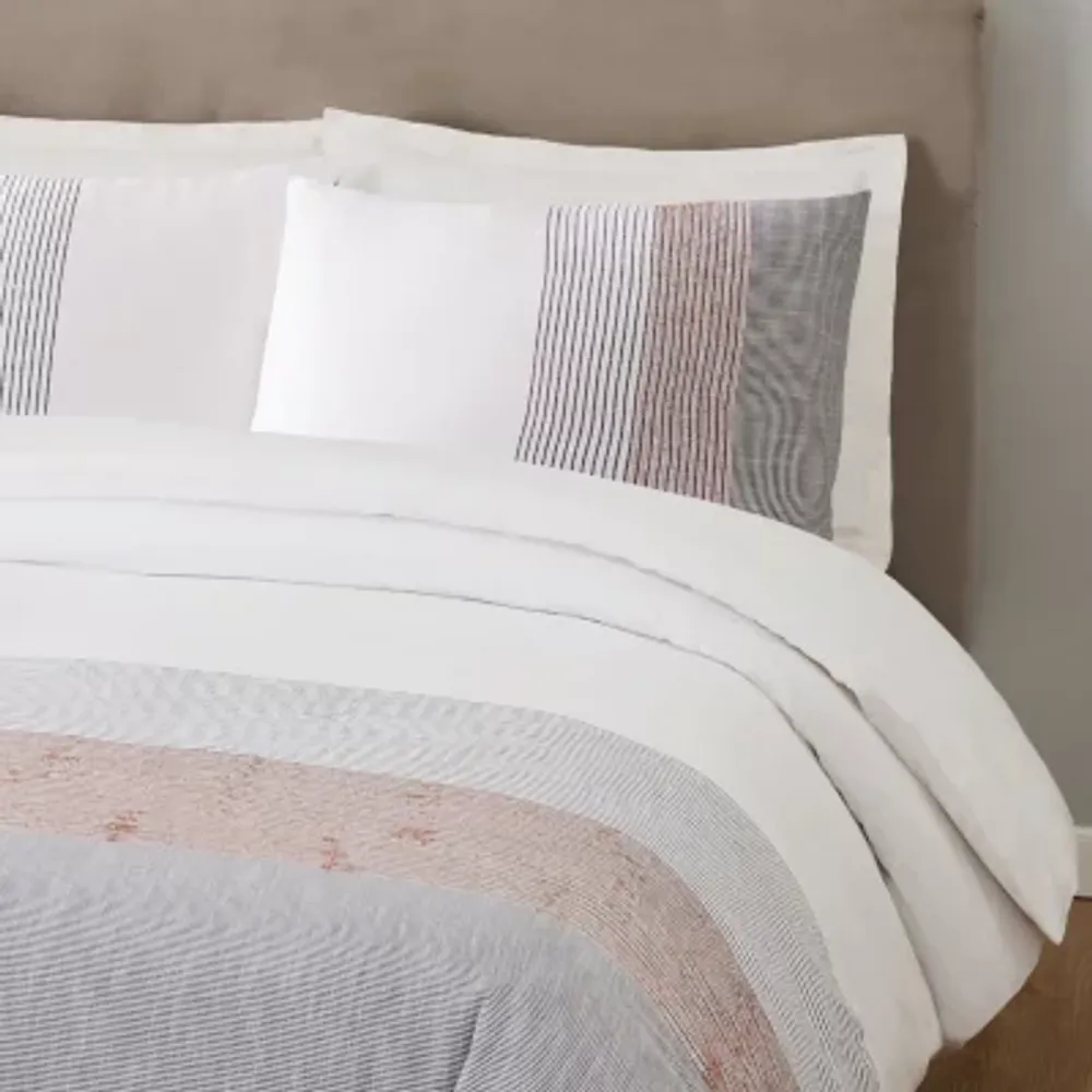 Laurel & Mayfair Holden 3-pc. Embroidered Duvet Cover Set
