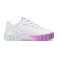 PUMA Girls Carina 2.0 Fade Speckle Sneakers