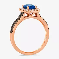 Le Vian® Grand Sample Sale™ Ring featuring 1/ CT. Blueberry Tanzanite® 1/ CT. Chocolate Diamonds® 1/ CT. Nude Diamonds™ Set in 14K Strawberry Gold