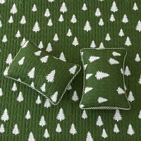 Linery Lodge Green Trees Reversible Quilt Set