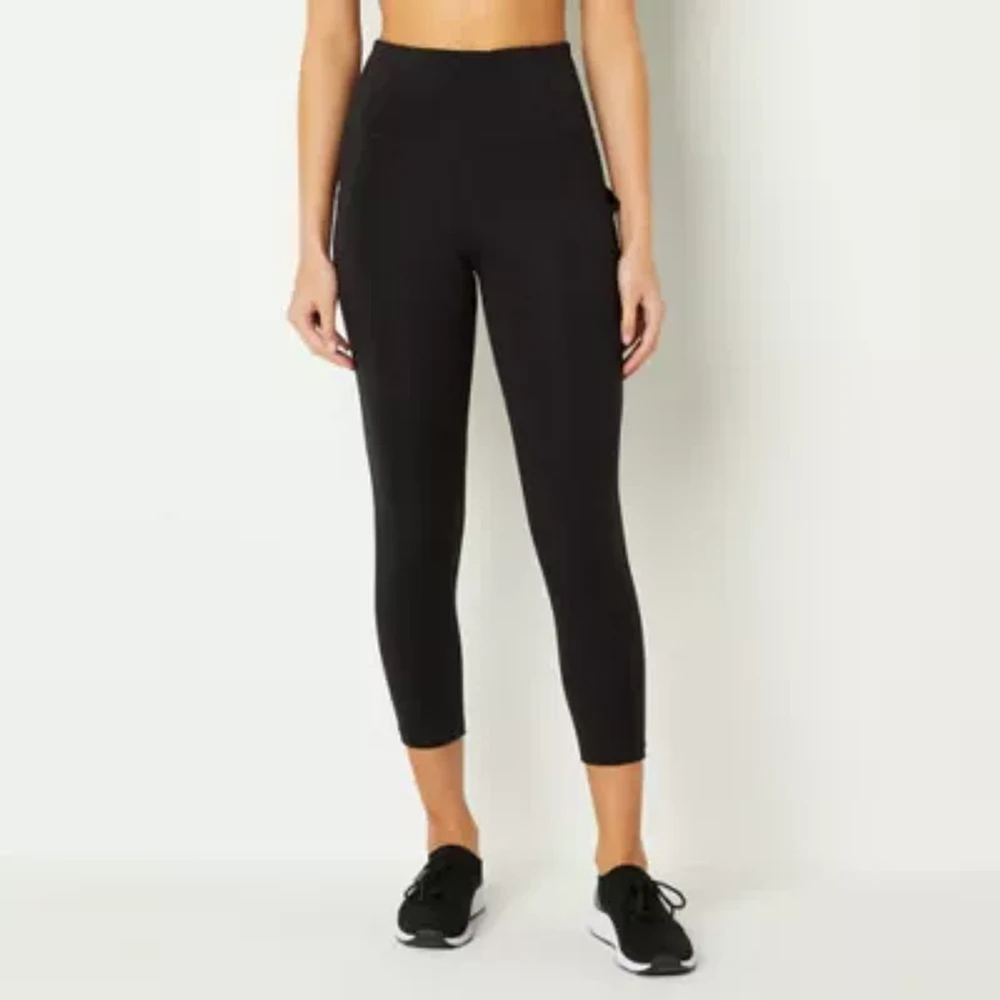 Xersion EverUltra Womens High Rise Quick Dry Cropped Legging