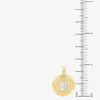 Unisex Adult 14K Gold Round Pendant