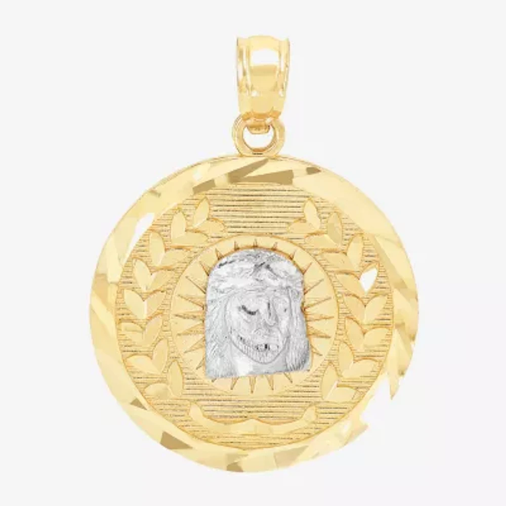 Unisex Adult 14K Gold Round Pendants