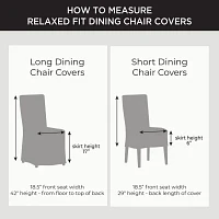 Sure Fit Cove 2pk Dining Chair Slipcovers