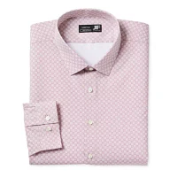 J. Ferrar Big Mens Regular Fit Easy Care Stretch Fabric Long Sleeve Dress Shirt