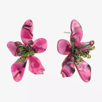 Bijoux Bar Flower Drop Earrings