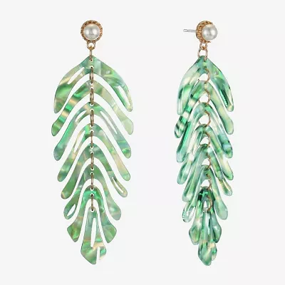 Bijoux Bar Gold Tone Drop Earrings