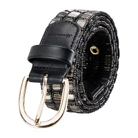 JS Jessica Simpson 1.5in Shimmer Multi Woven Womens Belt