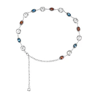 JS Jessica Simpson Jeweled Chain Womens Belt