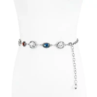 JS Jessica Simpson Jeweled Chain Womens Belt