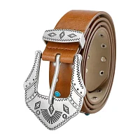 JS Jessica Simpson 1.5in Stud Turquoise Womens Belt
