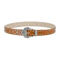 JS Jessica Simpson 1.5in Stud Turquoise Womens Belt