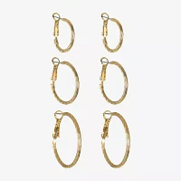 Liz Claiborne 3 Pair Earring Set