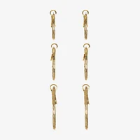 Liz Claiborne 3 Pair Earring Set