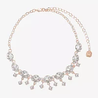 Monet Jewelry Rose Tone Womens Glass Choker Necklaces
