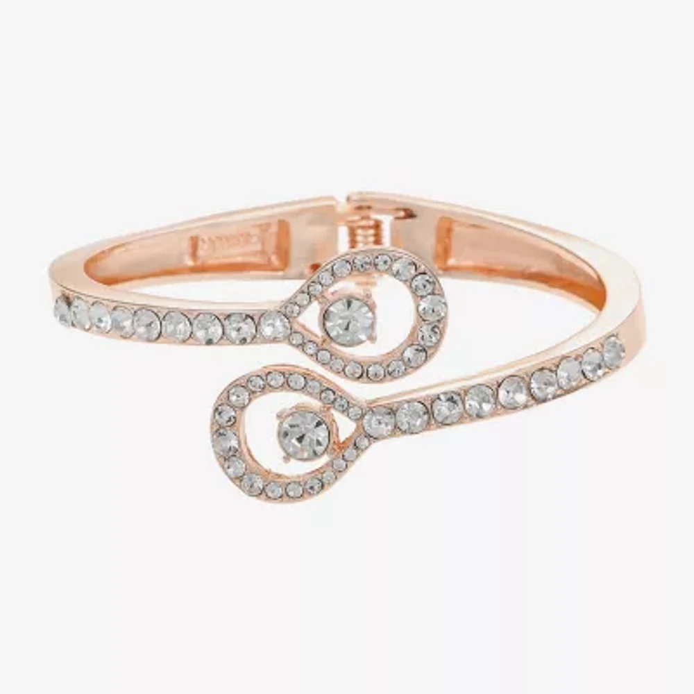 Monet Jewelry Rose Tone Bangle Bracelet